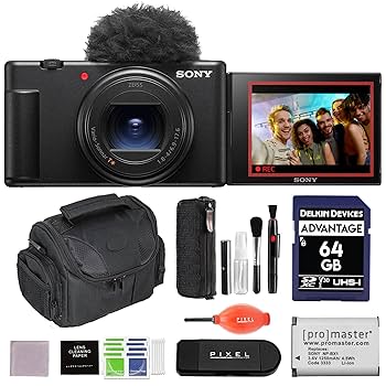 ソニーZV-1 ブラック Sony ZV-1 Digital Camera - Black